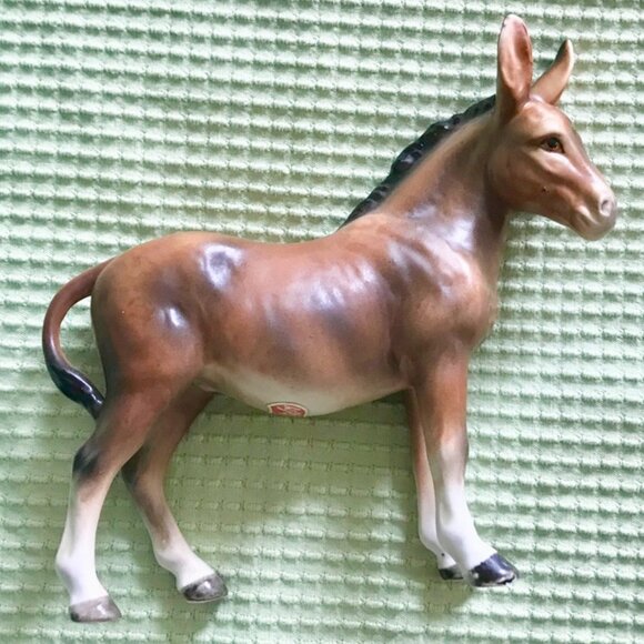 Vintage Ceramic "Lefton's" Donkey/Mule figurine - Picture 6 of 8